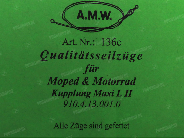 Bowdenzug Puch Maxi L2 Kupplungszug A.M.W. 